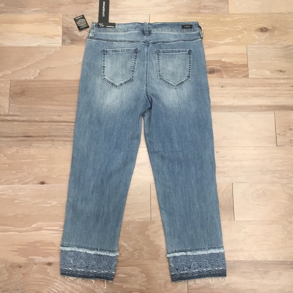 NWT Liverpool Crop denim - Picture 2 of 4